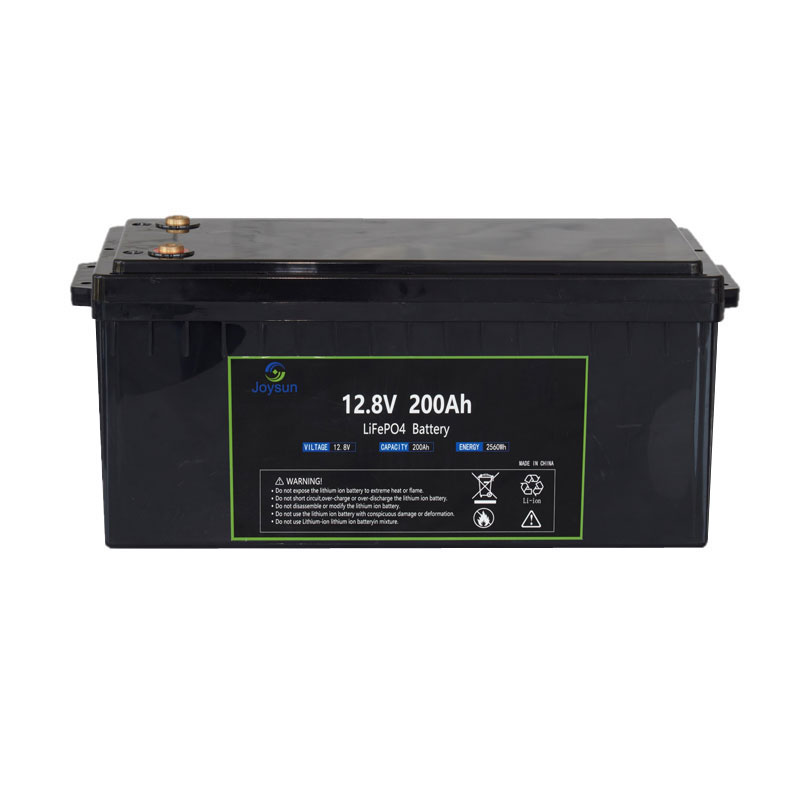 LFP 12,8V 200Ah 2560Wh LiFePO4 Ενσωματωμένη μπαταρία BMS